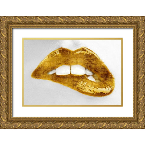 Luscious Gold Gold Ornate Wood Framed Art Print with Double Matting by McGuire, Sarah