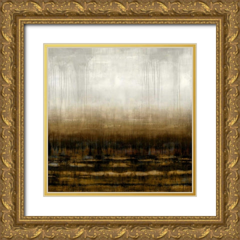 After Glow III Gold Ornate Wood Framed Art Print with Double Matting by Hamilton, Taylor