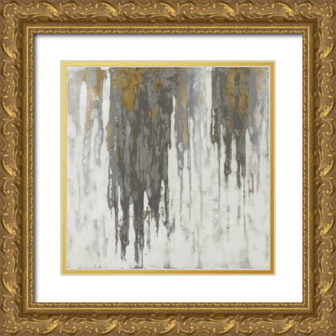 Neutral Space IV Gold Ornate Wood Framed Art Print with Double Matting by Conley, Tom