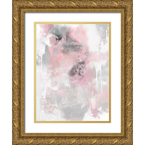 Irresistible Blush I Gold Ornate Wood Framed Art Print with Double Matting by Bridges, Tate