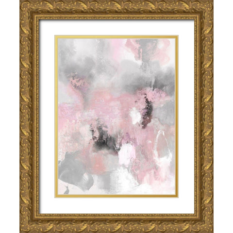 Irresistible Blush II Gold Ornate Wood Framed Art Print with Double Matting by Bridges, Tate