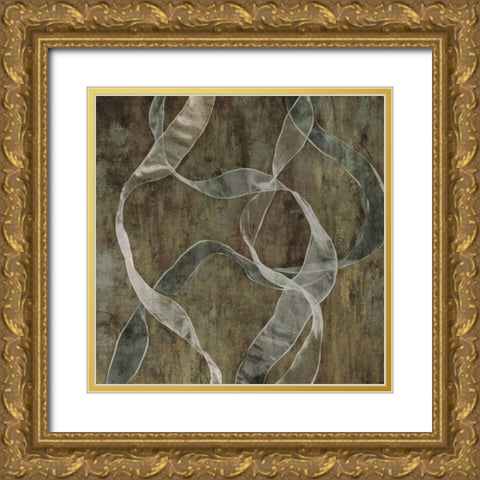 Cascade Gold Ornate Wood Framed Art Print with Double Matting by Hamilton, Todd