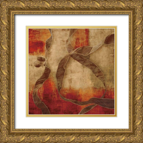 Free Flowing Gold Ornate Wood Framed Art Print with Double Matting by Hamilton, Todd