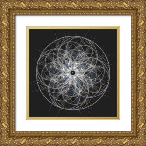 Positive Energy I Gold Ornate Wood Framed Art Print with Double Matting by Anderson, Tyler