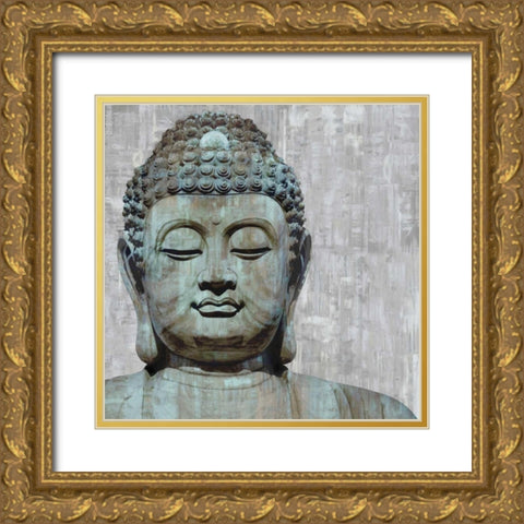Meditative I Gold Ornate Wood Framed Art Print with Double Matting by Bray, Tom