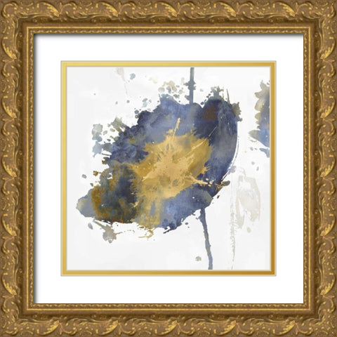 Flower Burst III Gold Ornate Wood Framed Art Print with Double Matting by Austin, Vanessa