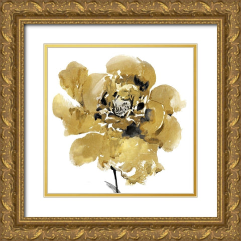 Golden II Gold Ornate Wood Framed Art Print with Double Matting by Austin, Vanessa