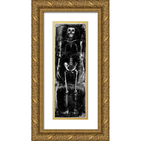 Skeleton I Gold Ornate Wood Framed Art Print with Double Matting by Wagner, Martin