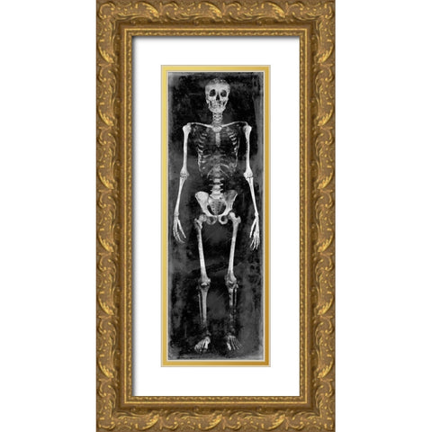 Skeleton II Gold Ornate Wood Framed Art Print with Double Matting by Wagner, Martin