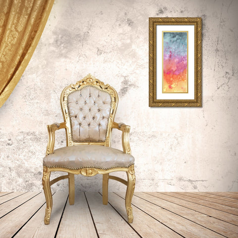 MB Watercolor I Gold Ornate Wood Framed Art Print with Double Matting by Zaremba, Hillel