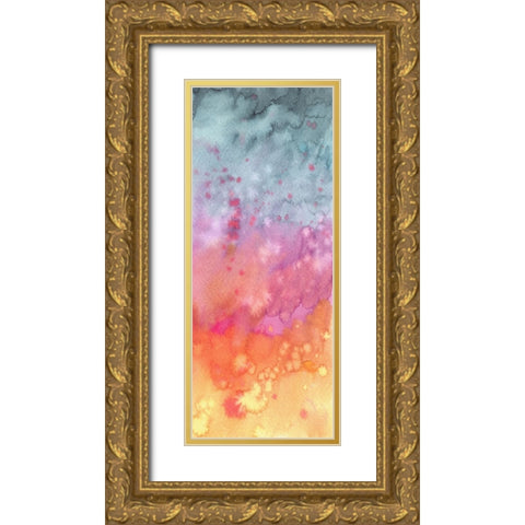 MB Watercolor I Gold Ornate Wood Framed Art Print with Double Matting by Zaremba, Hillel