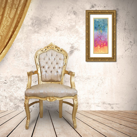 MB Watercolor II Gold Ornate Wood Framed Art Print with Double Matting by Zaremba, Hillel