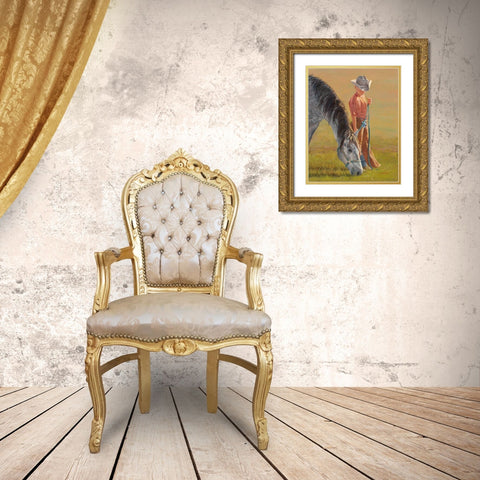 Learning the Ropes Gold Ornate Wood Framed Art Print with Double Matting by Dudley, June