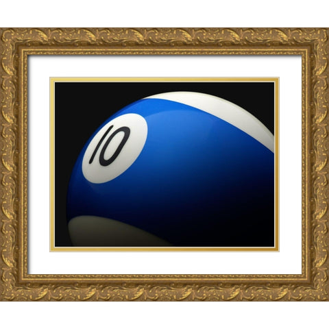 Blue 10 Gold Ornate Wood Framed Art Print with Double Matting by Reynolds, Richard