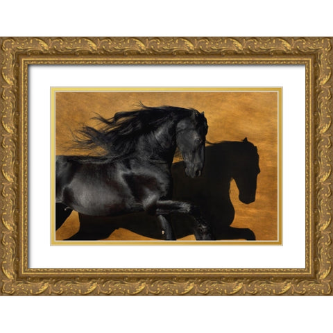 Fabiano I Gold Ornate Wood Framed Art Print with Double Matting by Dawson, Robert