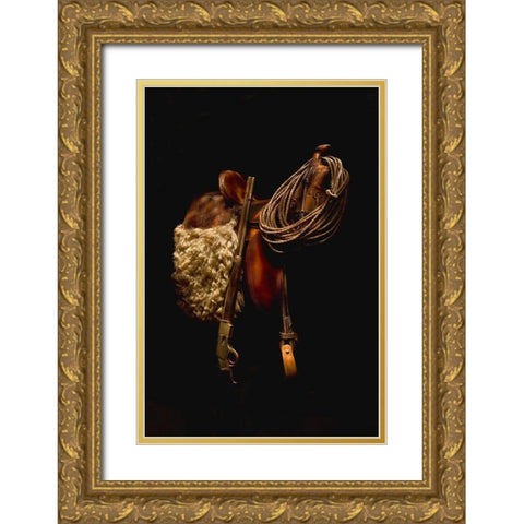 Tools of the Trade Gold Ornate Wood Framed Art Print with Double Matting by Dawson, Robert