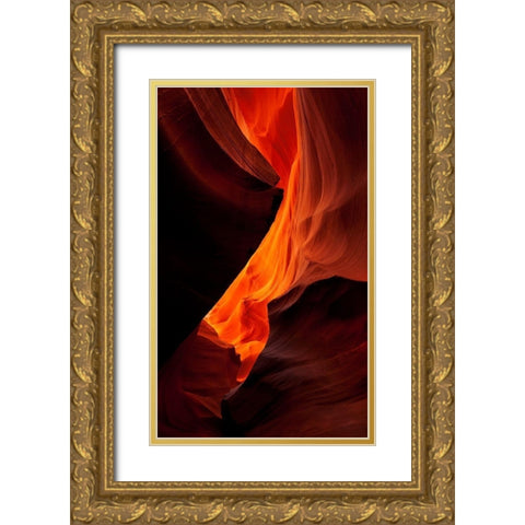 Enchantment Canyon I Gold Ornate Wood Framed Art Print with Double Matting by Dawson, Robert