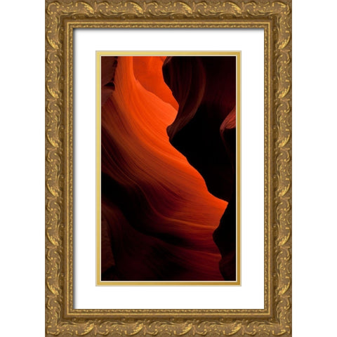 Enchantment Canyon III Gold Ornate Wood Framed Art Print with Double Matting by Dawson, Robert