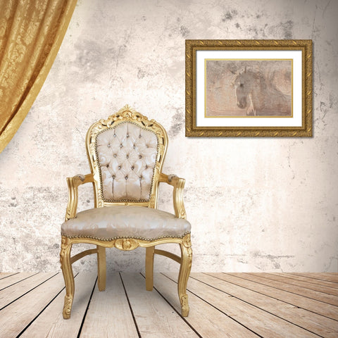 The Dancer Gold Ornate Wood Framed Art Print with Double Matting by Dawson, Robert