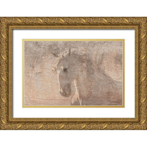 The Dancer Gold Ornate Wood Framed Art Print with Double Matting by Dawson, Robert