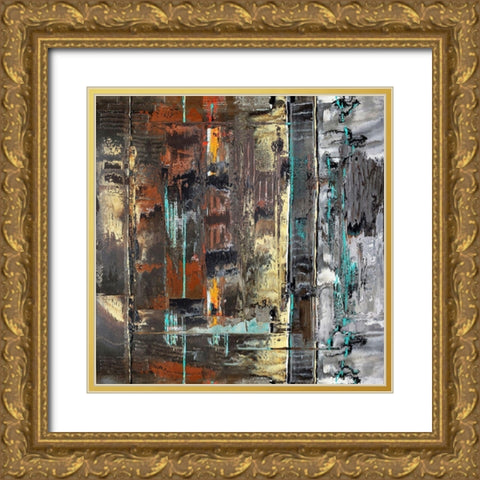 Downtown Gold Ornate Wood Framed Art Print with Double Matting by Bolokofsky, Ronald