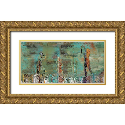 Patina Play Gold Ornate Wood Framed Art Print with Double Matting by Bolokofsky, Ronald