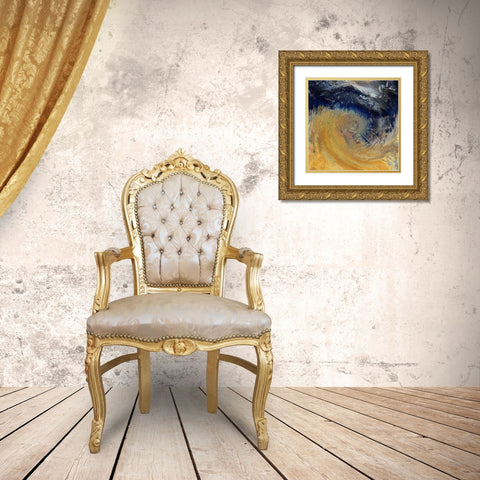 Starry Night Gold Ornate Wood Framed Art Print with Double Matting by Bolokofsky, Ronald