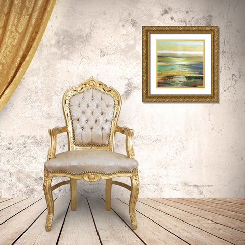 Sunrise I Gold Ornate Wood Framed Art Print with Double Matting by Bolokofsky, Ronald