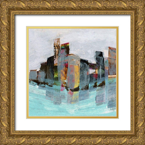 Off Shore II Gold Ornate Wood Framed Art Print with Double Matting by Bolokofsky, Ronald