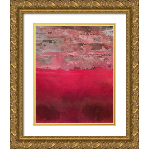 The Plains VII Gold Ornate Wood Framed Art Print with Double Matting by Bolokofsky, Ronald