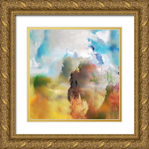 Prairie Fever Gold Ornate Wood Framed Art Print with Double Matting by Bolokofsky, Ronald