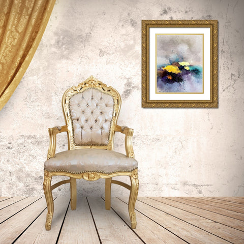 Braving the Elements Gold Ornate Wood Framed Art Print with Double Matting by Bolokofsky, Ronald