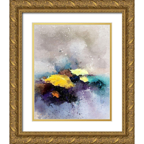 Braving the Elements Gold Ornate Wood Framed Art Print with Double Matting by Bolokofsky, Ronald