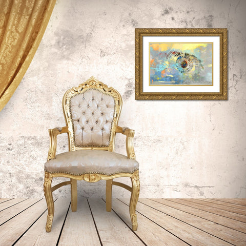 Trying To Stay Focused Gold Ornate Wood Framed Art Print with Double Matting by Bolokofsky, Ronald