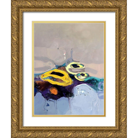 Along the Horizon III Gold Ornate Wood Framed Art Print with Double Matting by Bolokofsky, Ronald
