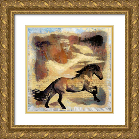 Fury Gold Ornate Wood Framed Art Print with Double Matting by Bolokofsky, Ronald