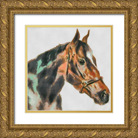 Portrait of a Winner Gold Ornate Wood Framed Art Print with Double Matting by Bolokofsky, Ronald