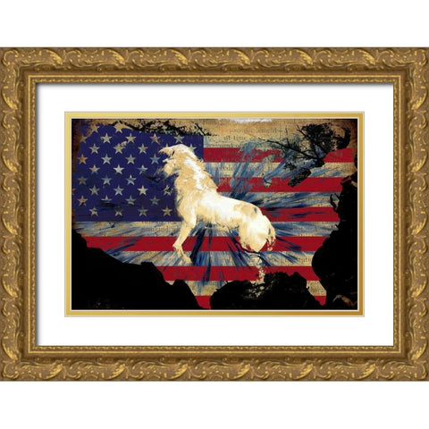 American Bred Gold Ornate Wood Framed Art Print with Double Matting by Bolokofsky, Ronald