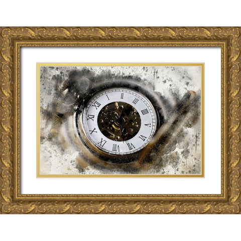 Borrowed Time Gold Ornate Wood Framed Art Print with Double Matting by Bolokofsky, Ronald