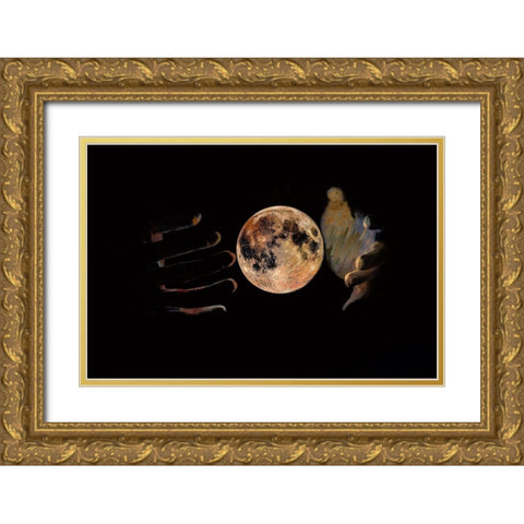 Let There Be Light Gold Ornate Wood Framed Art Print with Double Matting by Bolokofsky, Ronald