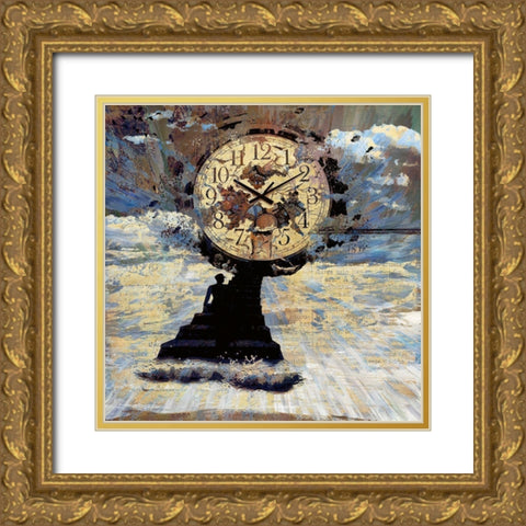 Maritime Gold Ornate Wood Framed Art Print with Double Matting by Bolokofsky, Ronald