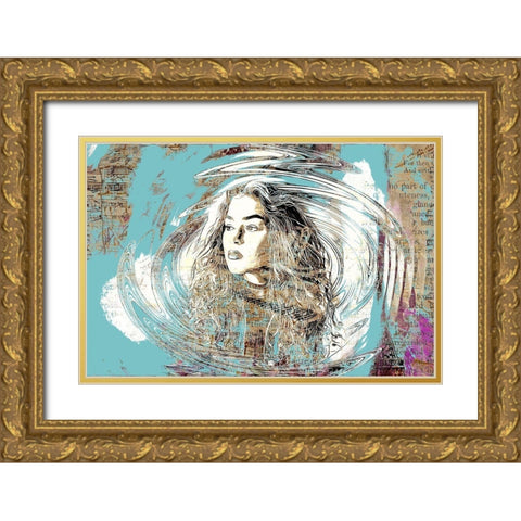 A Wrinkle In Time Gold Ornate Wood Framed Art Print with Double Matting by Bolokofsky, Ronald