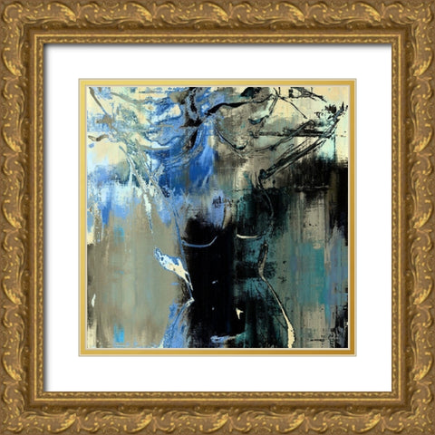 Skinny Dipping III Gold Ornate Wood Framed Art Print with Double Matting by Bolokofsky, Ronald