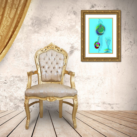 Afternoon Hangover IV Gold Ornate Wood Framed Art Print with Double Matting by Bolokofsky, Ronald