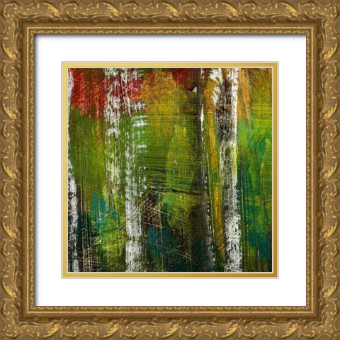 Enchantment I Gold Ornate Wood Framed Art Print with Double Matting by Brey