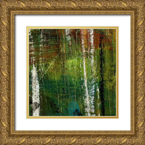Enchantment III Gold Ornate Wood Framed Art Print with Double Matting by Brey