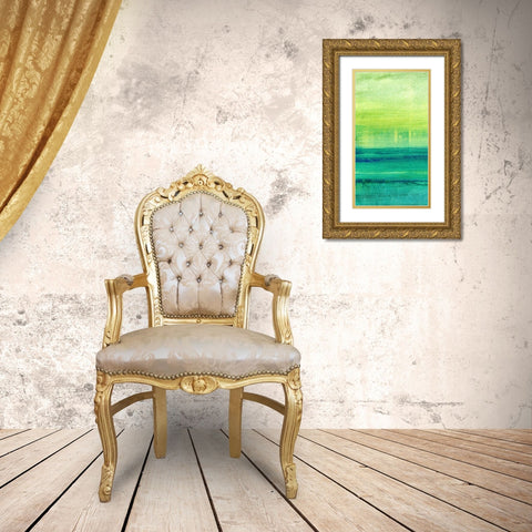 Morning Moods I Gold Ornate Wood Framed Art Print with Double Matting by Brey