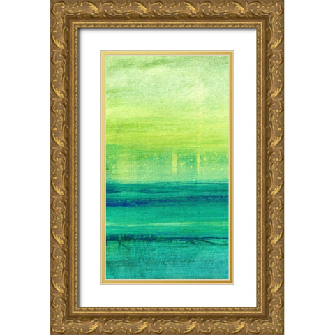 Morning Moods I Gold Ornate Wood Framed Art Print with Double Matting by Brey