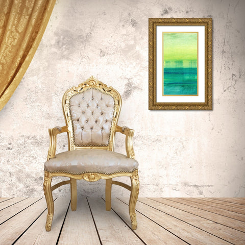 Morning Moods II Gold Ornate Wood Framed Art Print with Double Matting by Brey