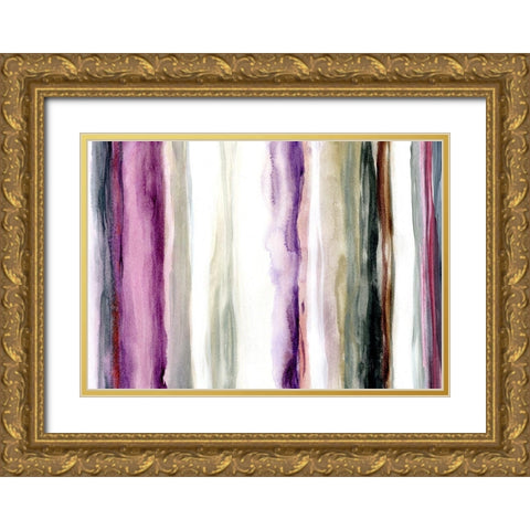 Sonoma Rain Gold Ornate Wood Framed Art Print with Double Matting by Brey